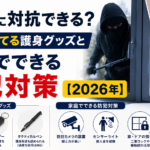 泥棒に対抗できる？法的に持てる護身グッズと家庭でできる防犯対策【2026年】